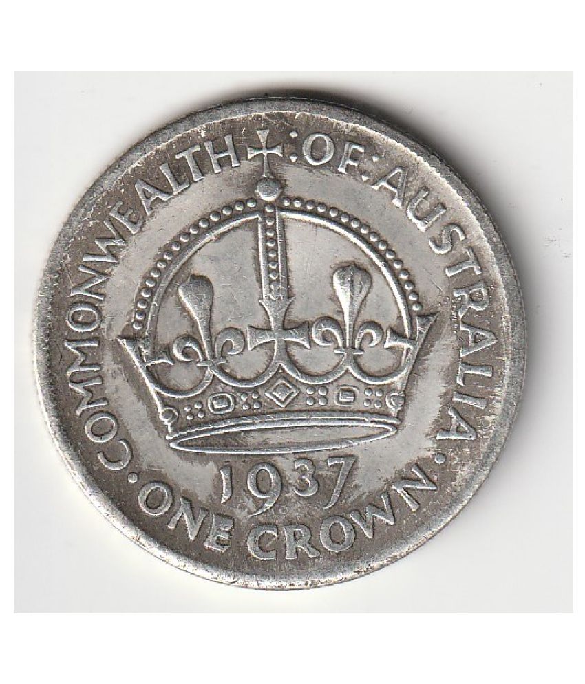     			1 Crown 1937 - Commonwealth of Australia Rare Coin