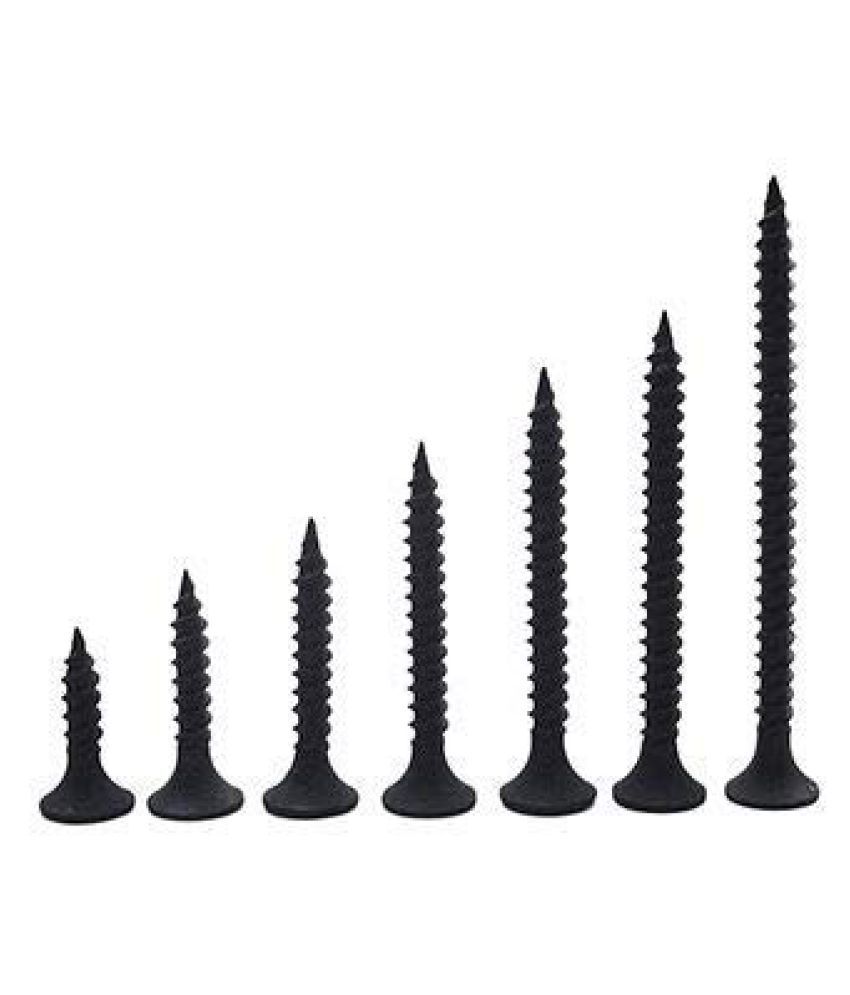 Spider Dry Wall Screws (Self Tapping) with Black Finish size 4.2 x 75mm(DWS4275)Pack of 500 Pcs.