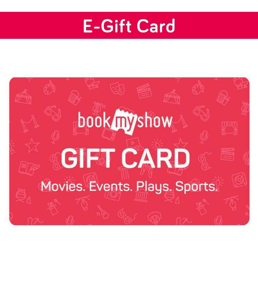 BookMyShow E-Gift card - Buy Online on Snapdeal