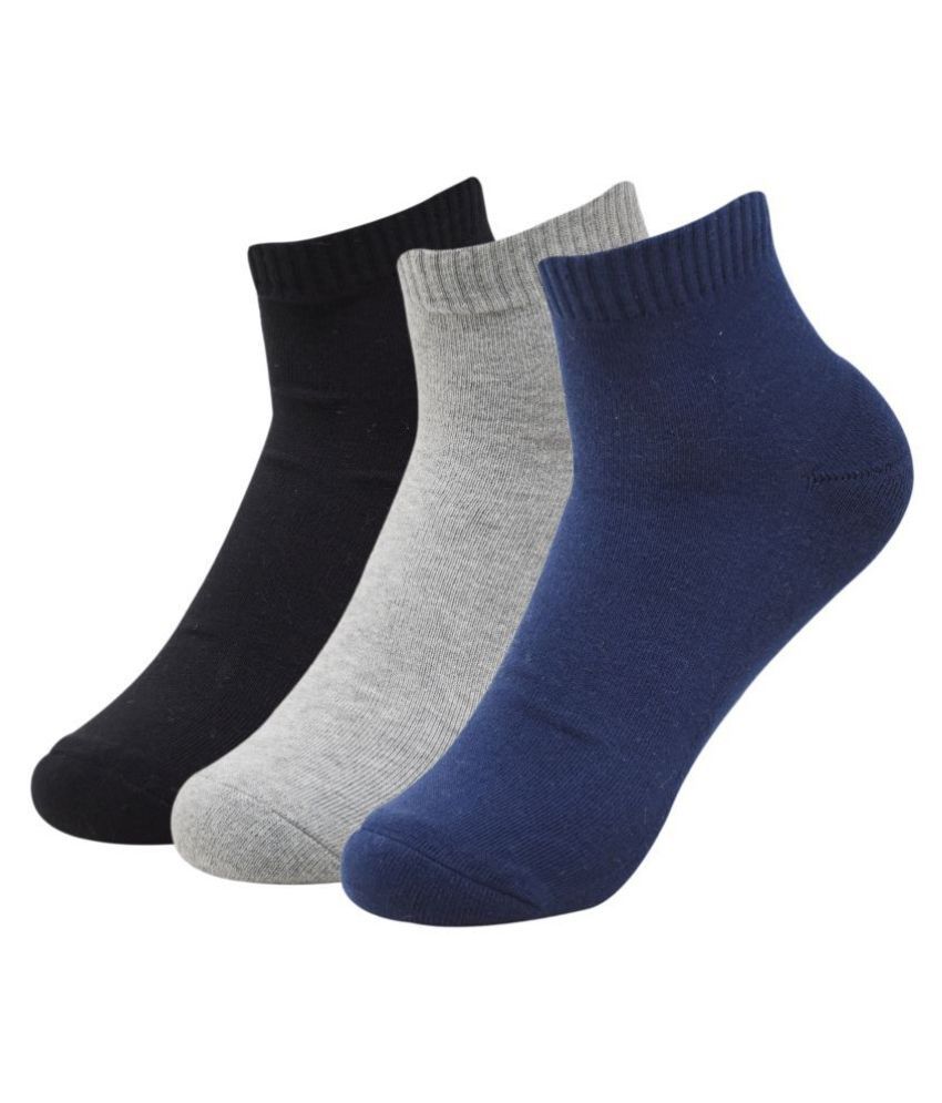 Balenzia - Cotton Men's Solid Multicolor Mid Length Socks ( Pack of 3 ...