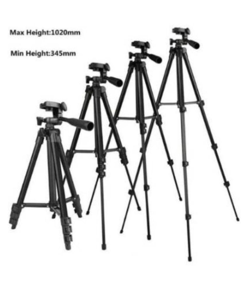 LIKEZON Camera Tripod Stand With 3Way Head Tripod for Digital Camera