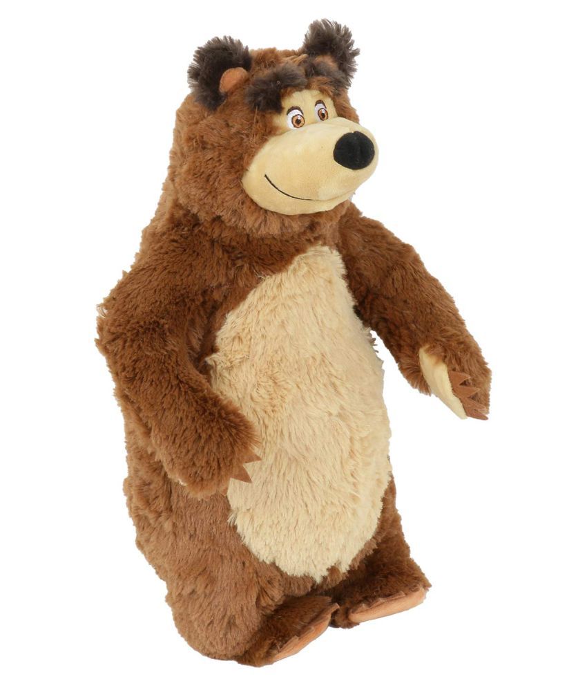 masha and the bear plush bear and small doll