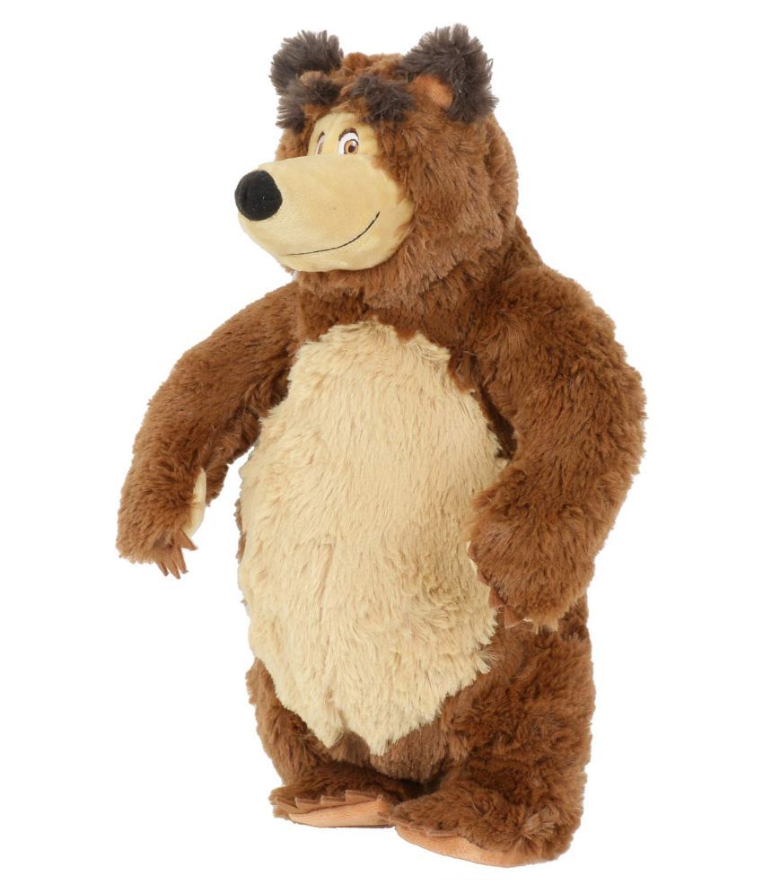 masha and the bear plush bear and small doll