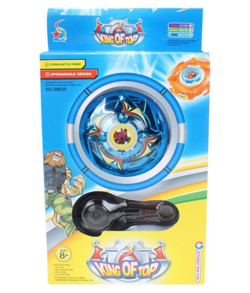 Strong Battle Power Robot Beyblade With Launcher For Kids Multi Color