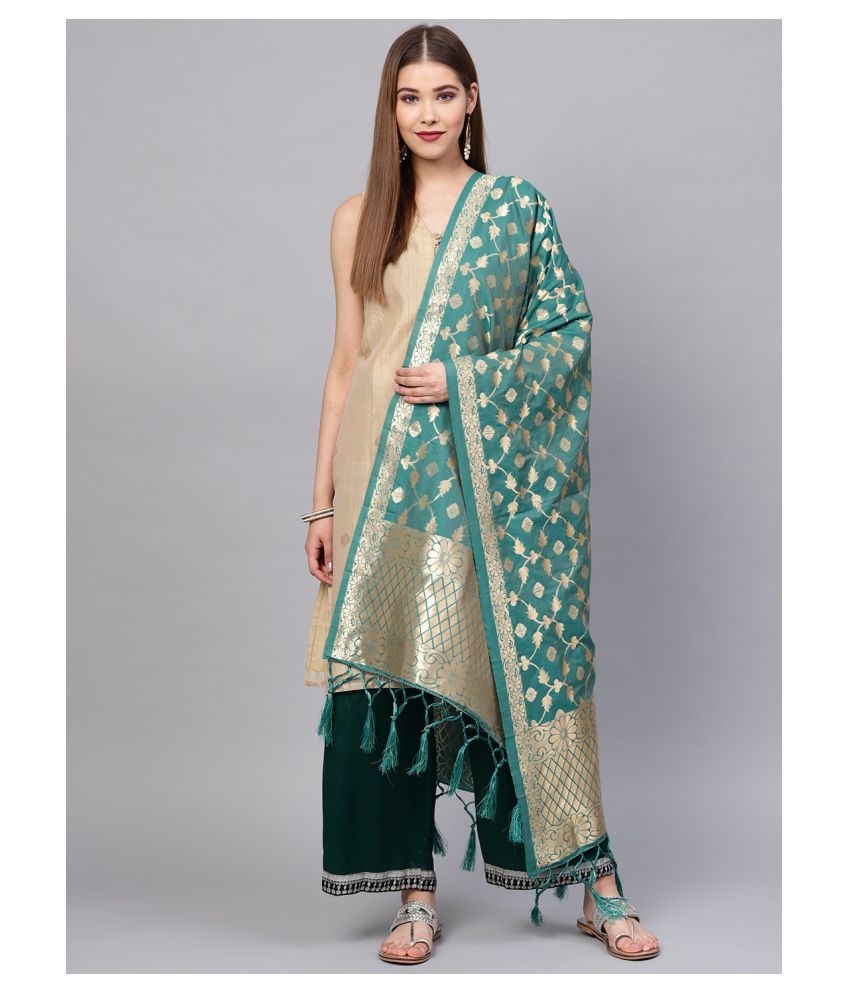 jacquard shirt and dupatta