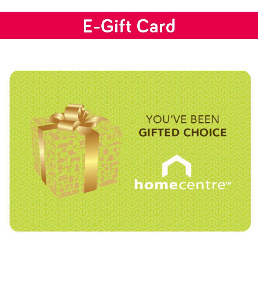 Home Centre E-Gift (Instant Voucher) - Buy Online on Snapdeal