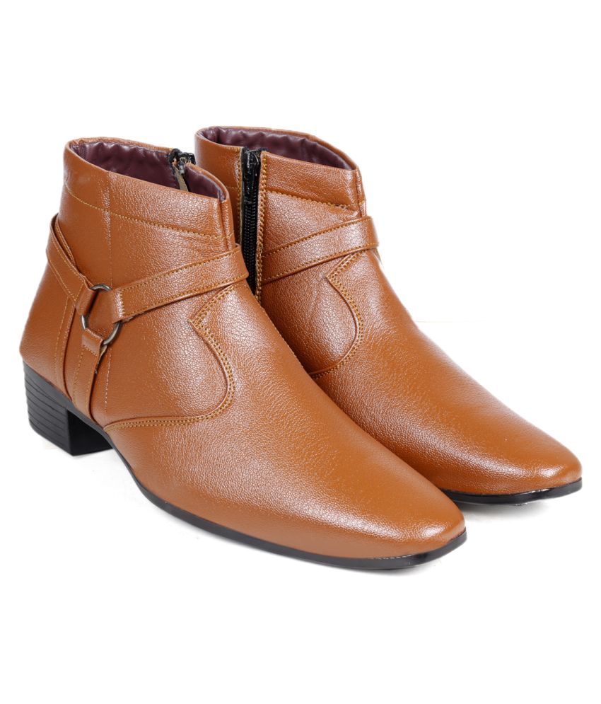     			BXXY Tan Formal Boot