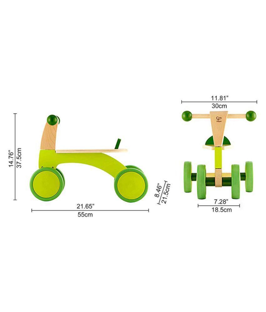 hape wooden scooter