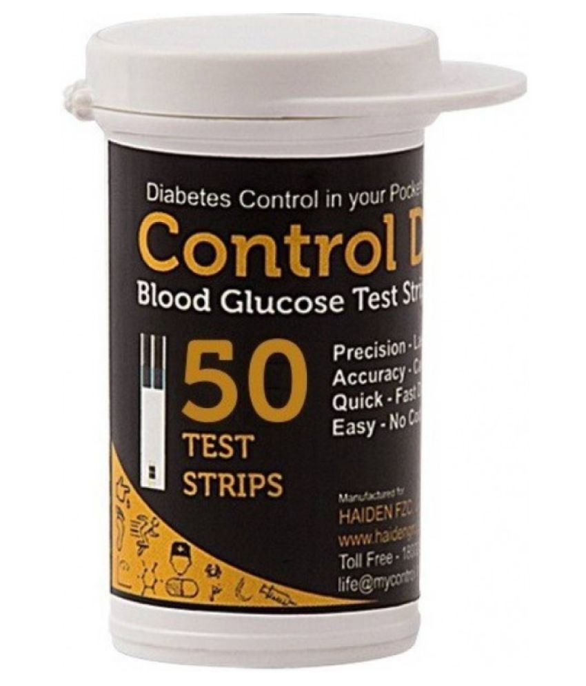 Control D 50 Test Strips (Blood Glucose) JAN 2023