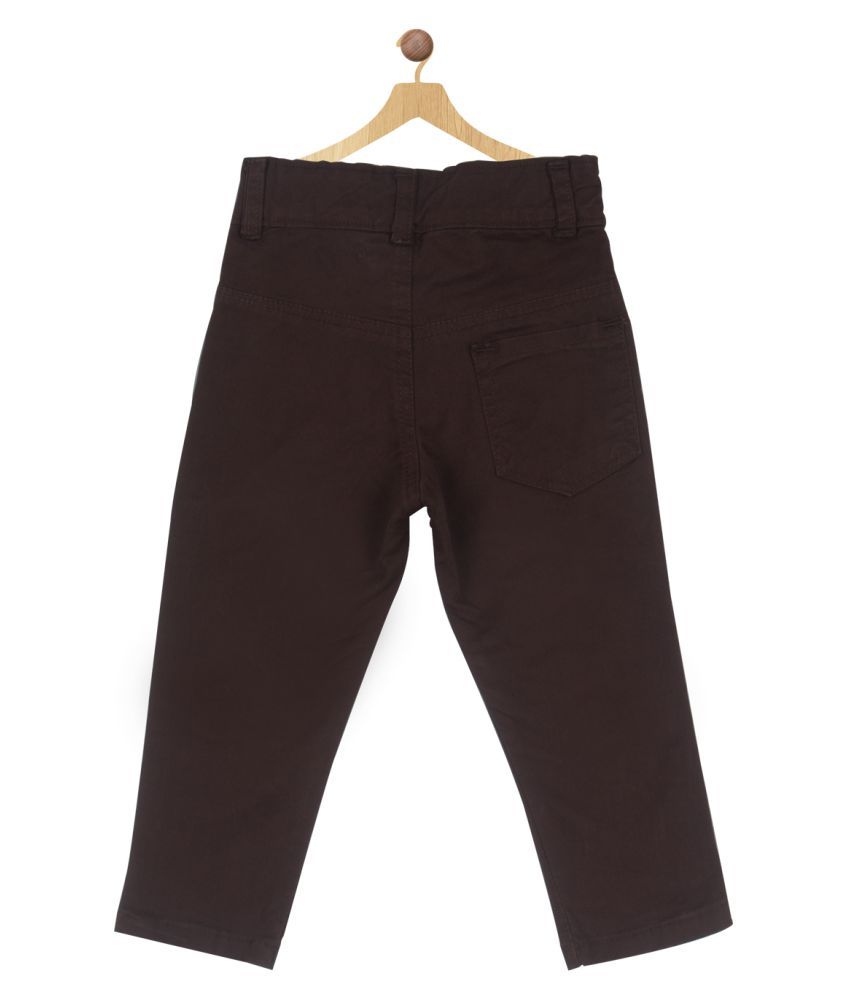 Bodycare Kids Infantwear Boys Solid Regular Fit Brown Pants Buy