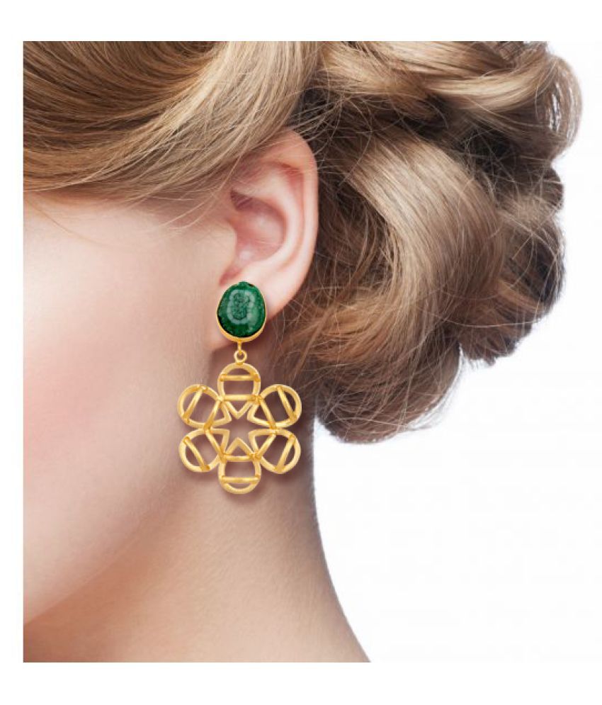 Eva Gold Plated, Green Stone EVA-066 - Buy Eva Gold Plated, Green Stone ...