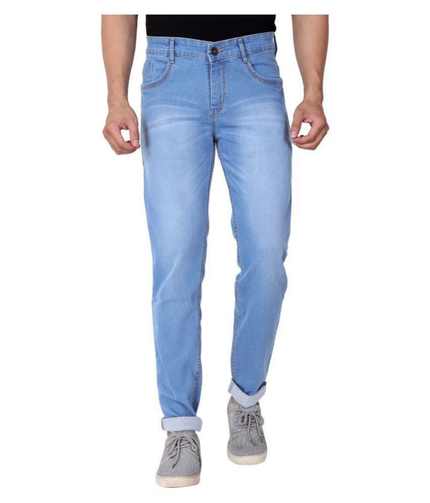 RAGZO Light Blue Slim Jeans - Buy RAGZO Light Blue Slim Jeans Online at ...