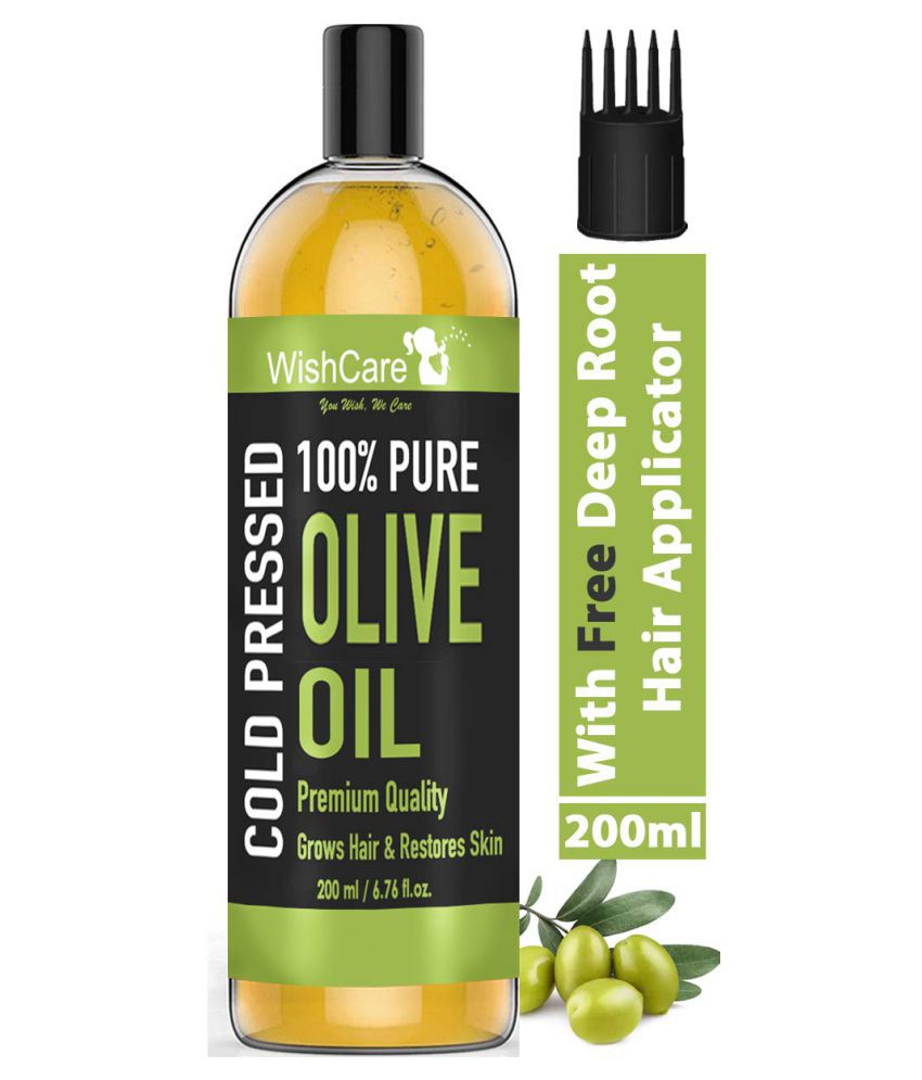 WishCare - Moisturizing Olive Oil 200 ml ( Pack of 1 )