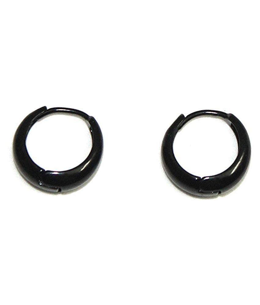 black bali earrings