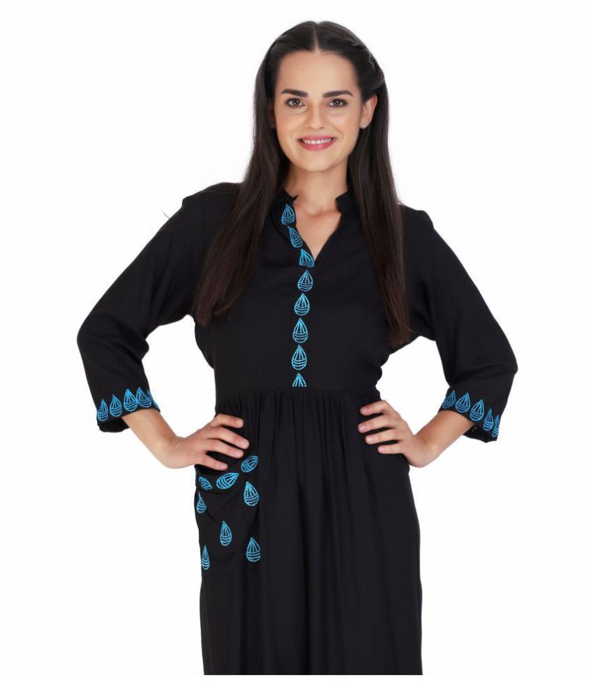 front pleated kurti designs