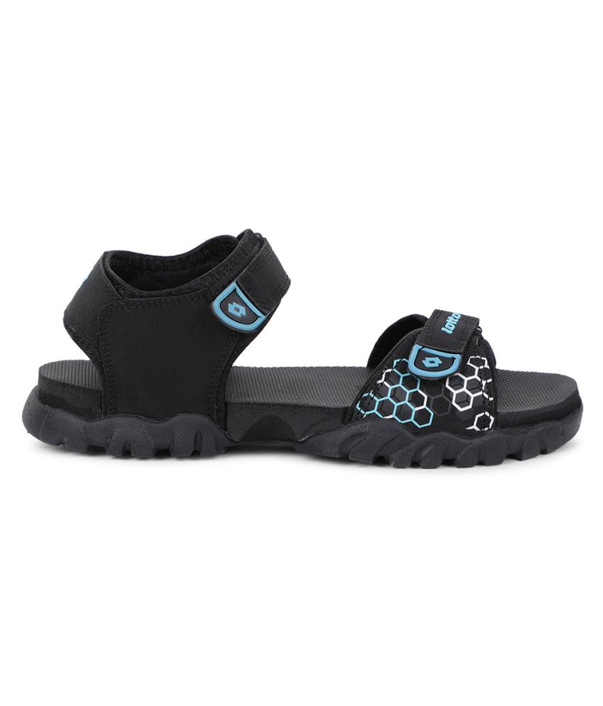 lotto black sandals