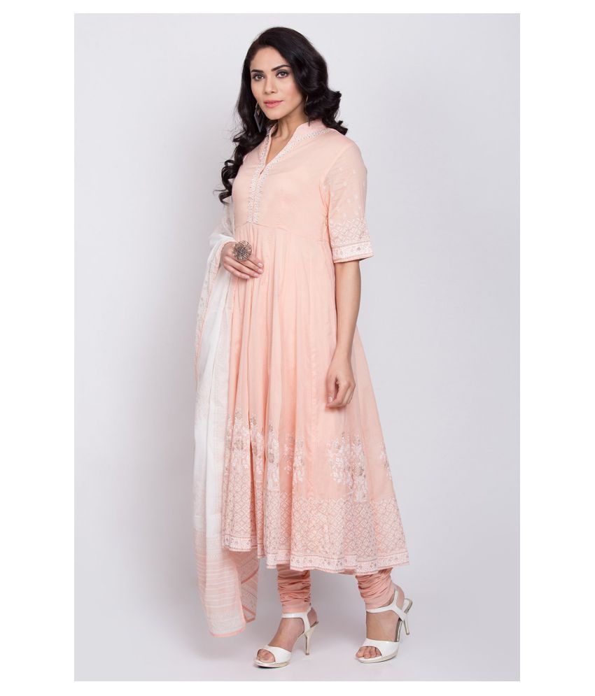kurti with churidar