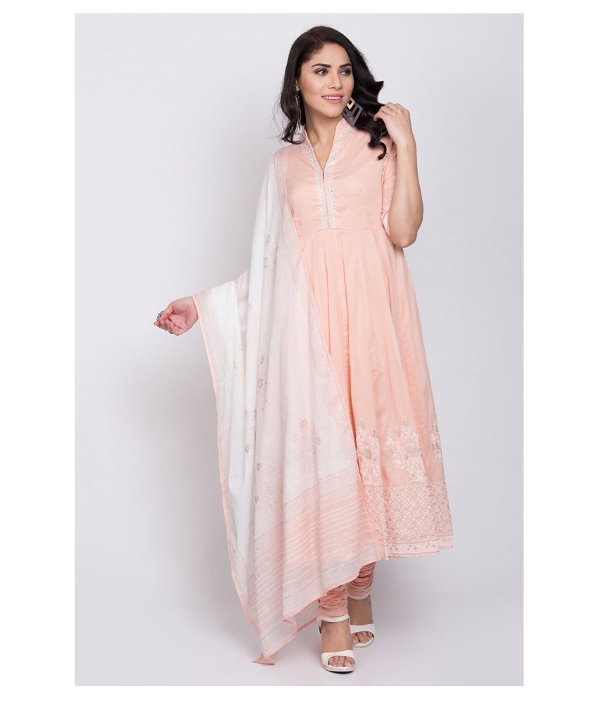 kurti with churidar