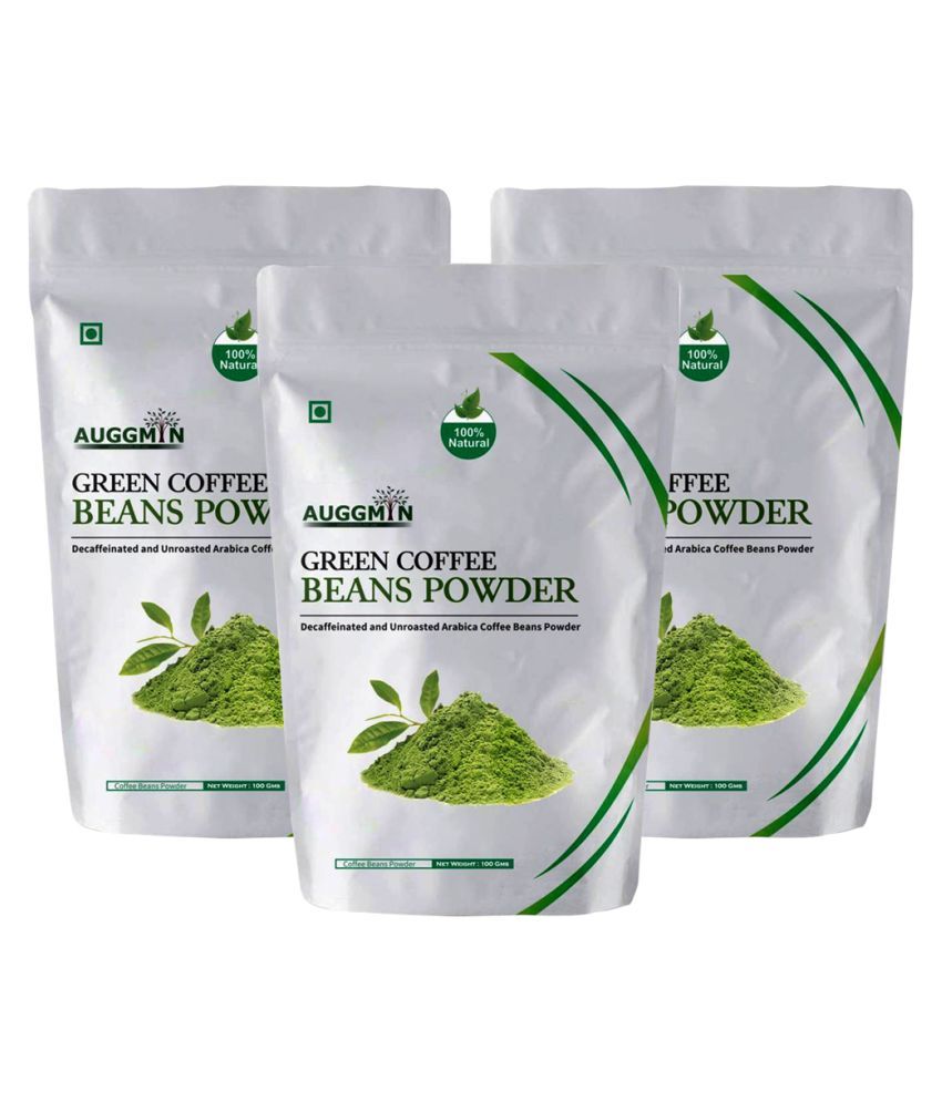 Auggmin Green Coffee Bean Powder 300 gm Natural Pack of 3 Buy Auggmin