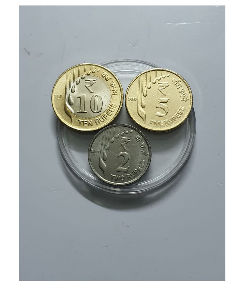     			New Issue10 Rs 5 Rs & 2 Coin UNC