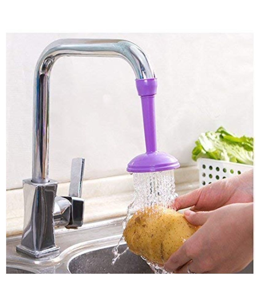 Kitchen Faucet Plastic Adjustable Tap Extender, Sink Tap Shower Head