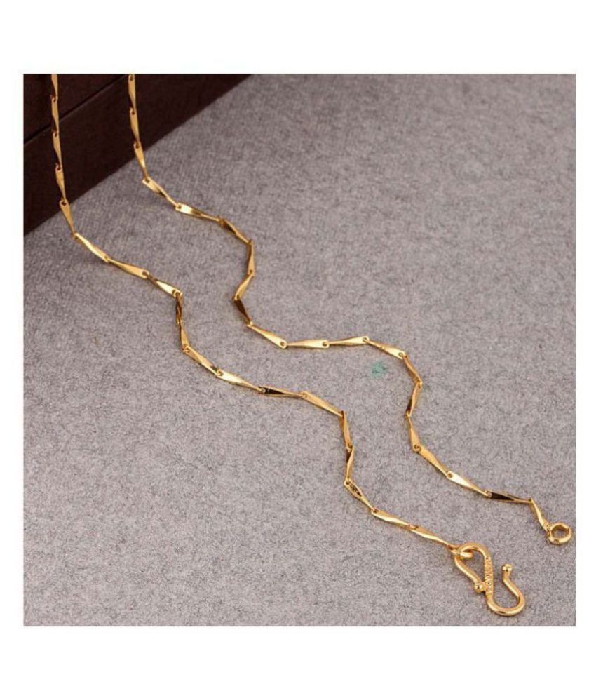 SHANKHRAJ GOLD PLATED STAR CHAIN FOR 