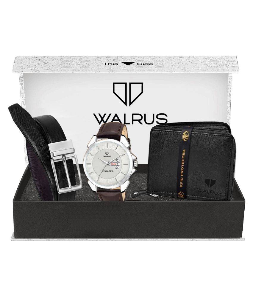     			Walrus WWWBC-COMBO18 Leather Analog Men's Watch