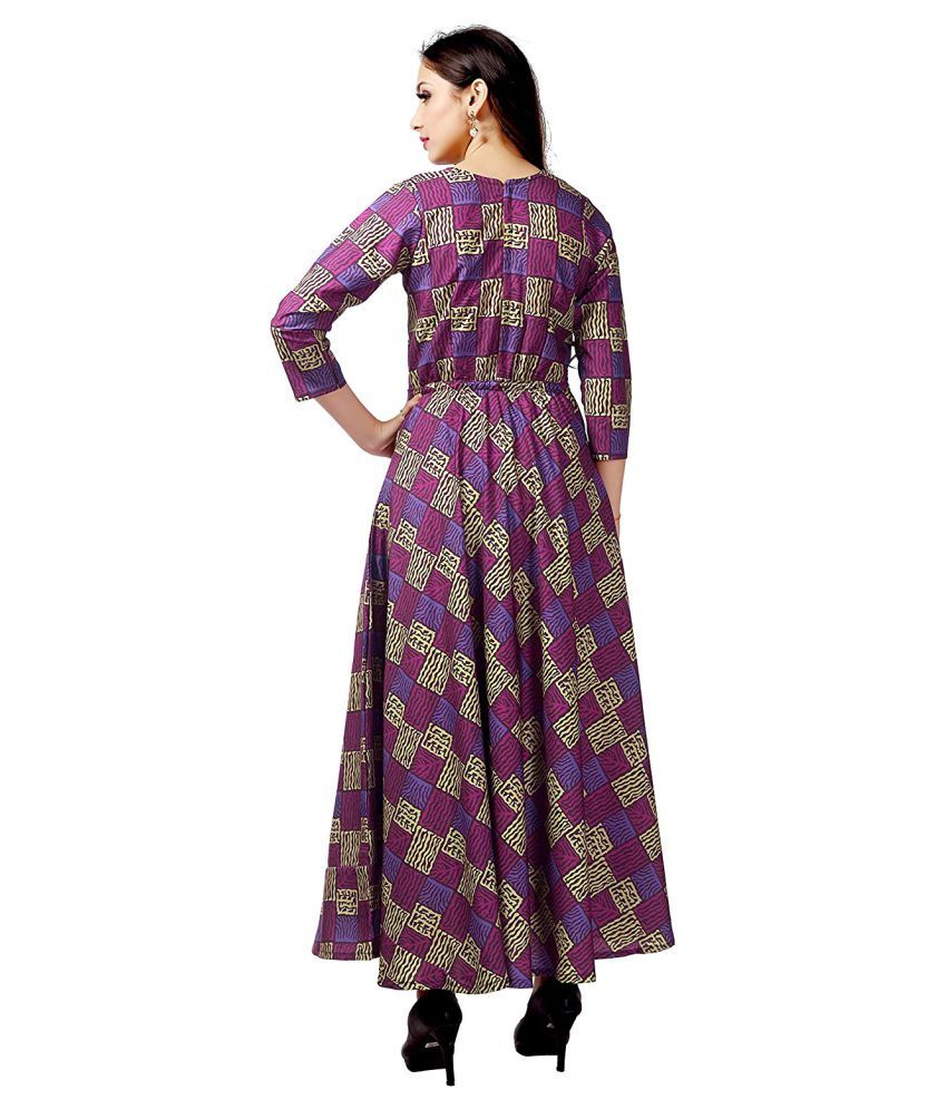 maroon ethnic gown
