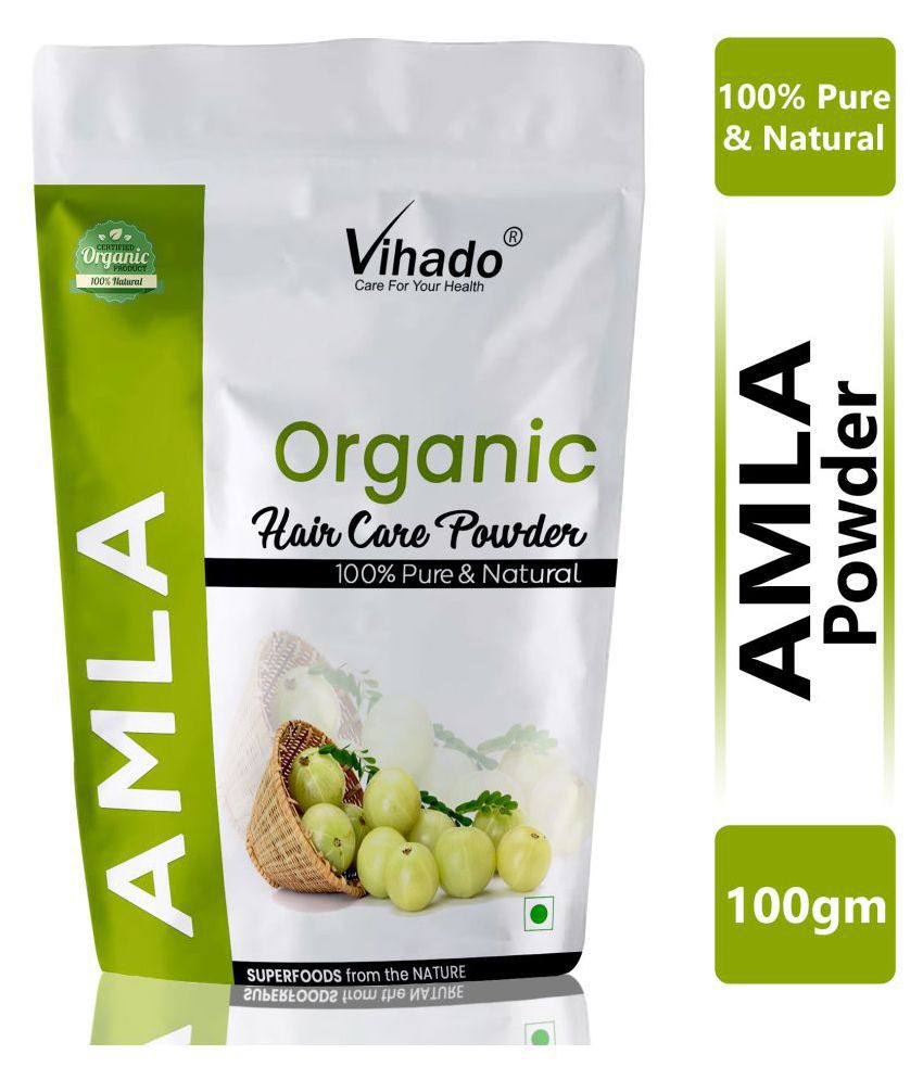 Vihado Organic Amla Powder Semi Permanent Hair Color Henna 100 g