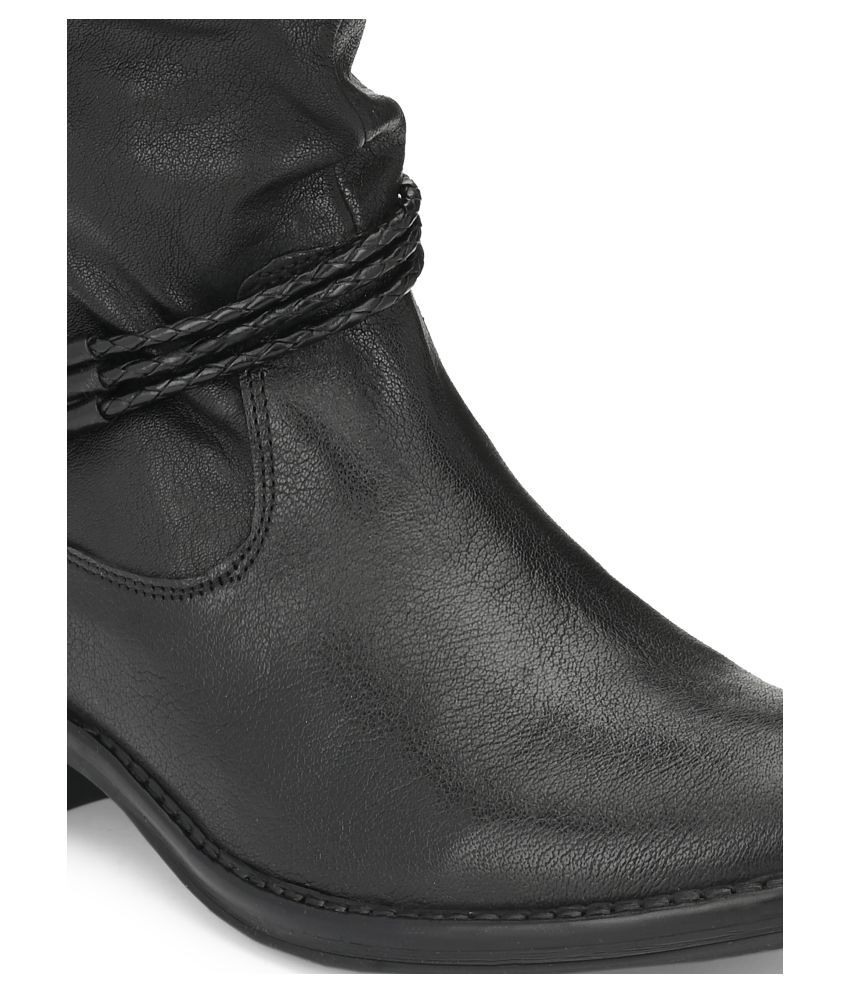 mid calf platform chelsea boots