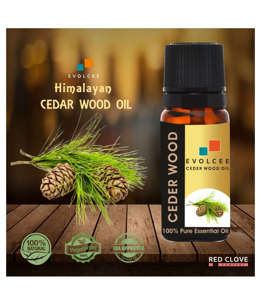 EVOLCEE Cedar Wood Oil. 100 Pure Essential Oil 10 mL Buy EVOLCEE