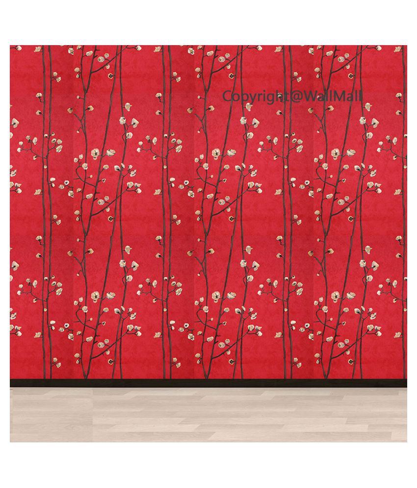 WallMall Embossed Nature and Florals Wallpapers Blue Buy WallMall Embossed  Nature and Florals Wallpapers Blue at Best Price in India on Snapdeal