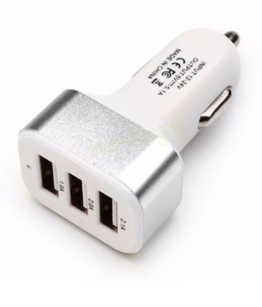 Squina Car Mobile Charger charger 3 usb Multicolour