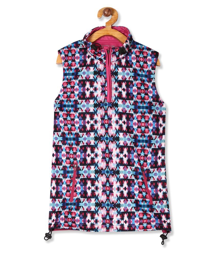 Girls Sleeveless Printed Jacket Buy Girls Sleeveless Printed Jacket