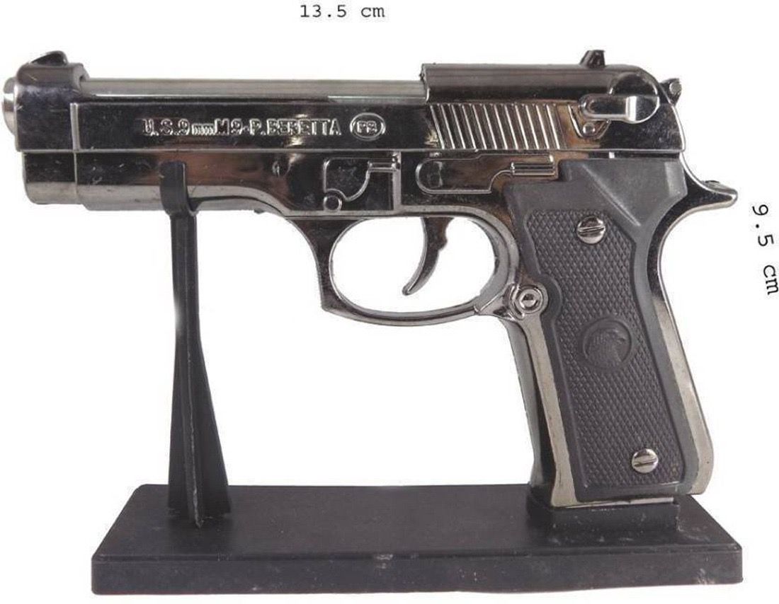 Gun Shaped Cigarette Lighter with Windproof Jet Flame Plastic Body Buy Online at Best Price