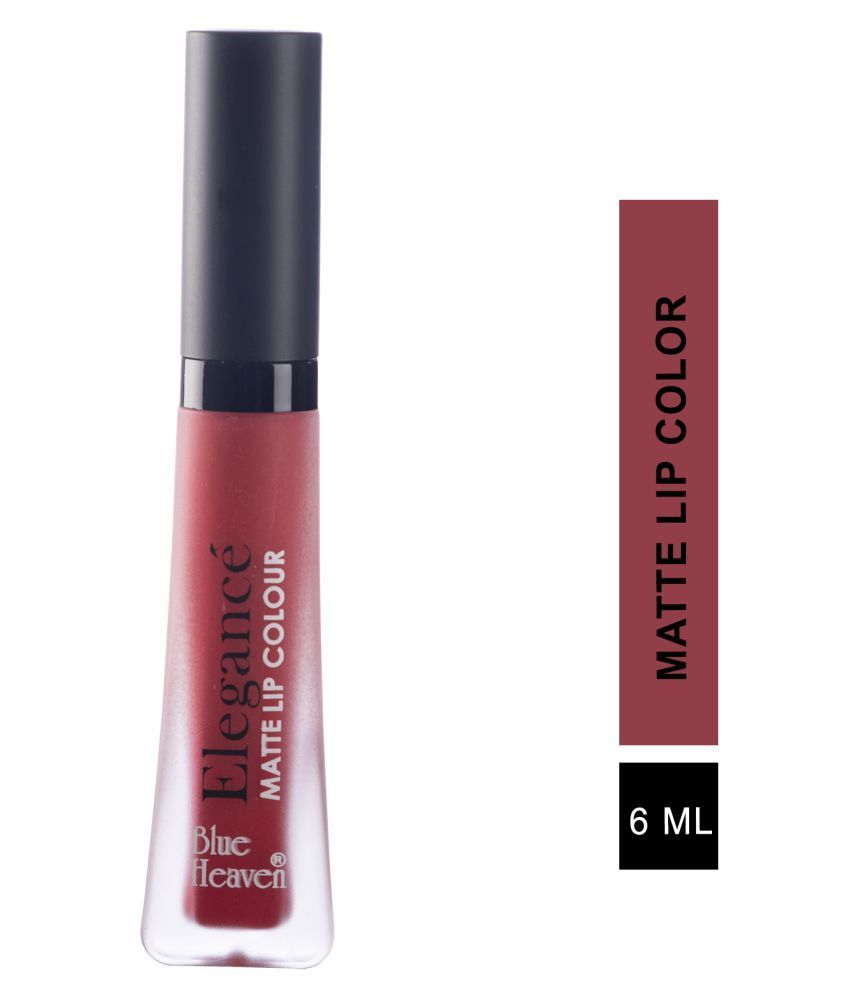 Blue Heaven Elegance Matte Lip Color Liquid Lipstick 10 Wine 6 mL Buy