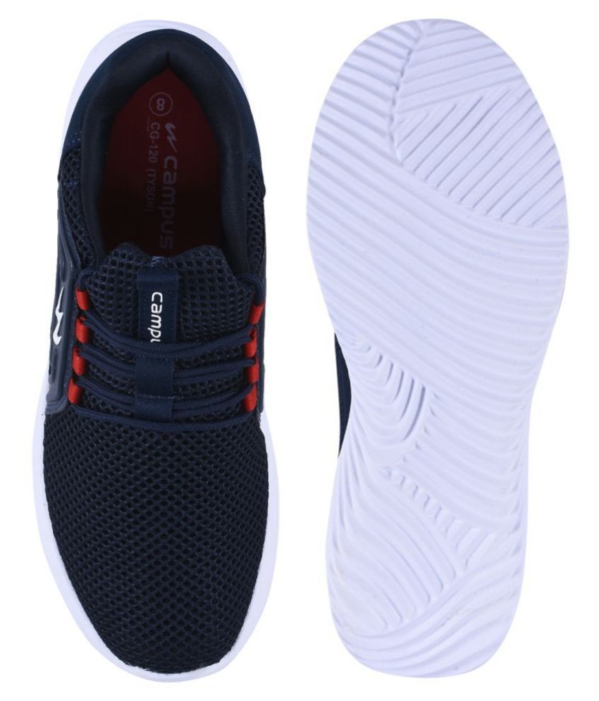 navy running shoes