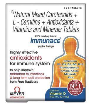 Immunace Multivitamins 30 Mg Vitamins Tablets Buy Immunace Multivitamins 30 Mg Vitamins Tablets At Best Prices In India Snapdeal