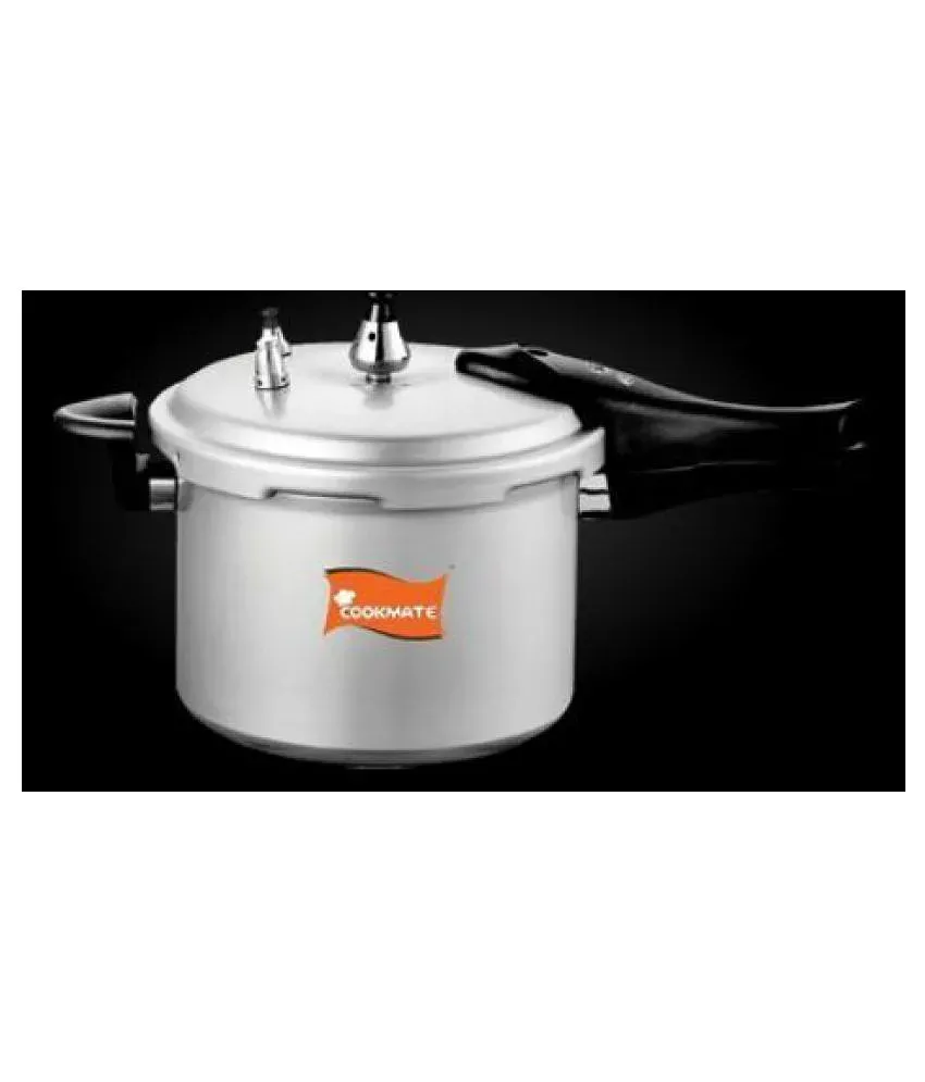 Cookmate 5 L Aluminium OuterLid Pressure Cooker With Induction