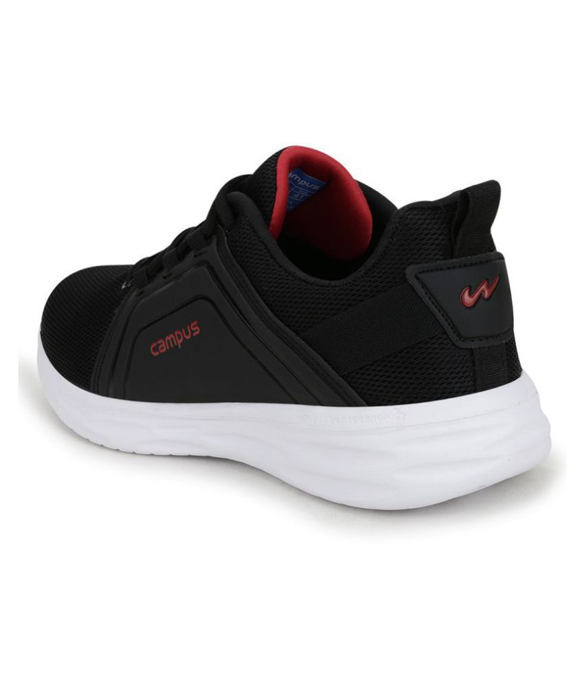 campus sports shoes black