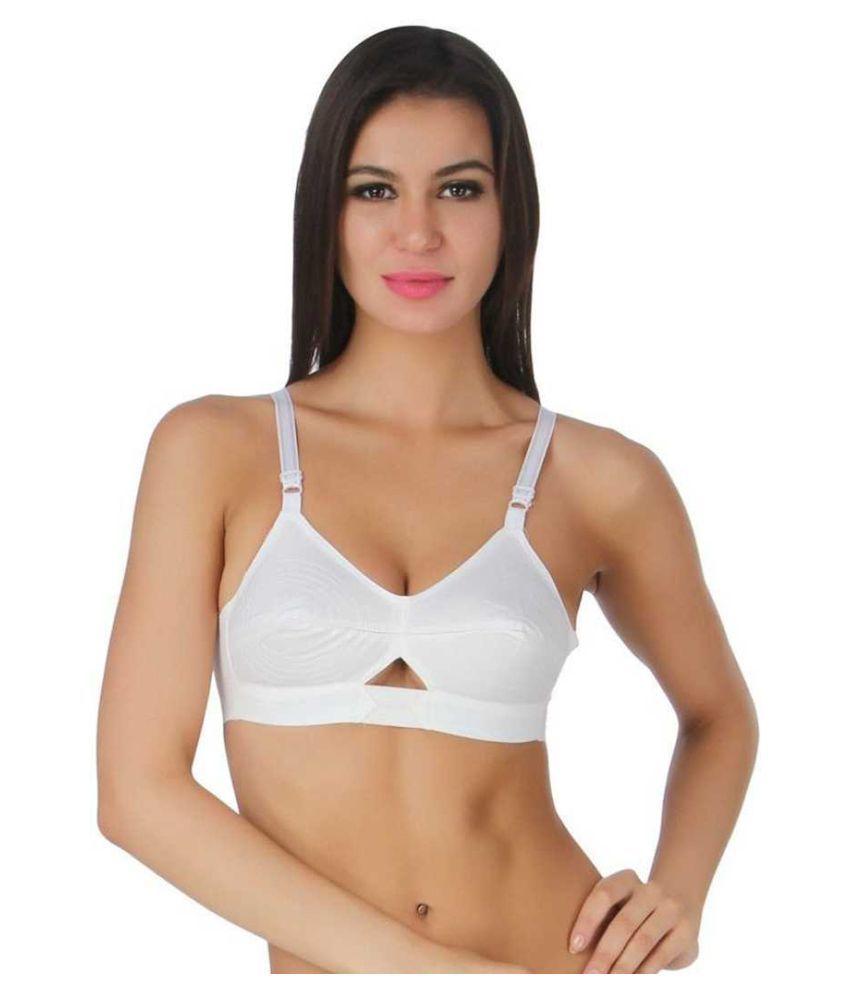 Buy fashion comfortz Cotton Minimizer Bra White Online at Best Prices in India Snapdeal