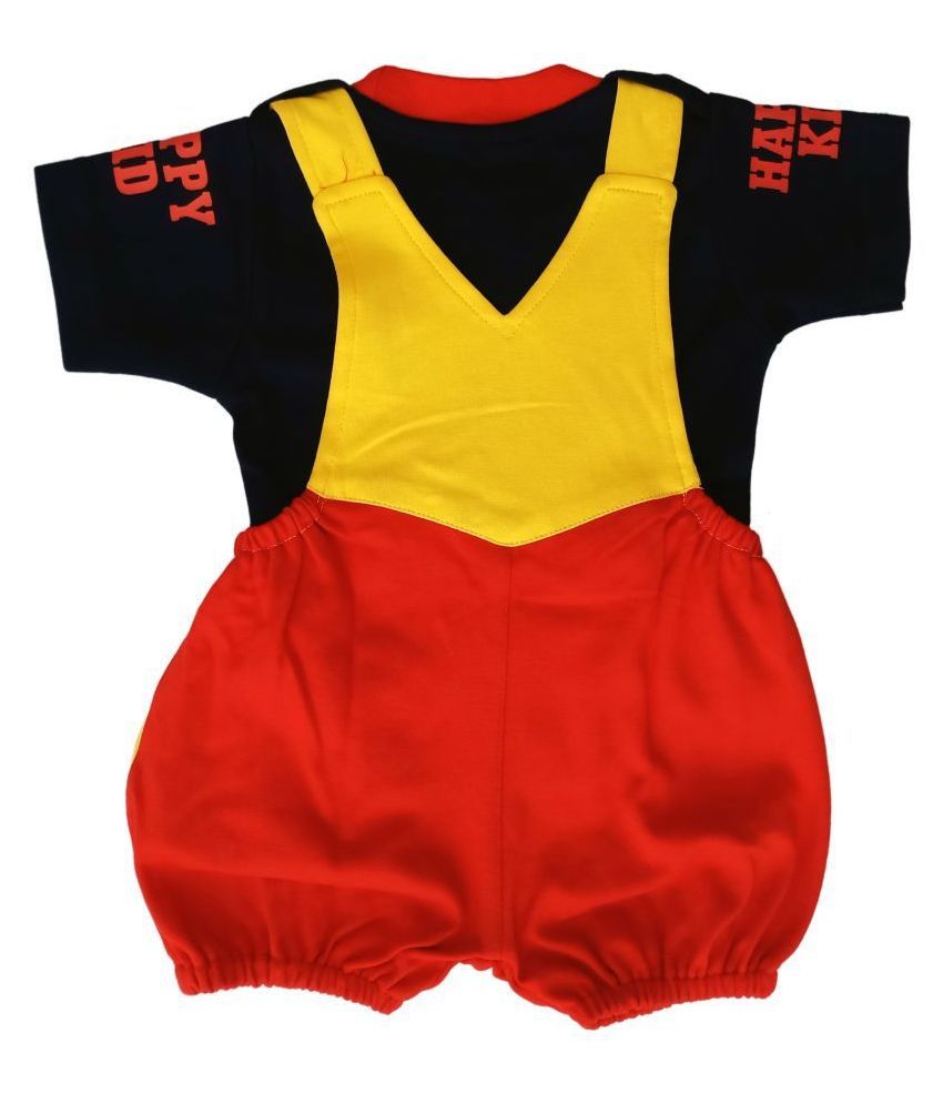 City Boy Kids Wear ITop & Bottom Dungaree Set For Baby Boy Half