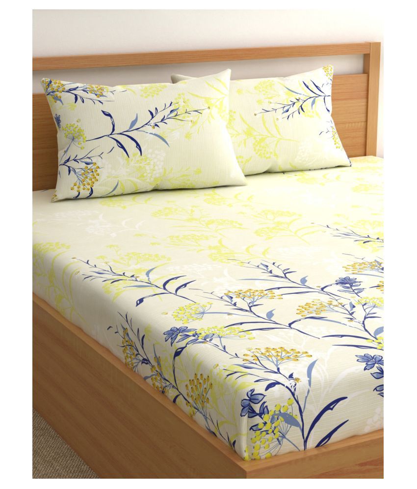 Raymond Home Cotton King Size Bed Sheet 