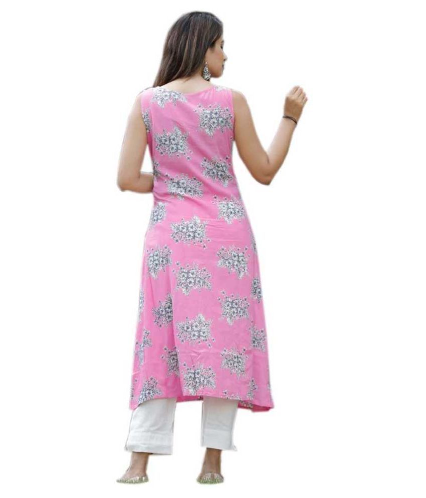 rayon frock kurti design