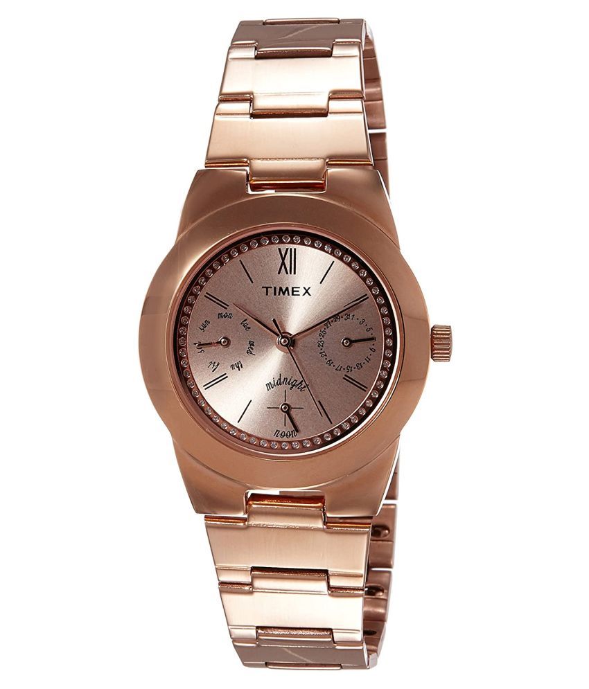 Timex Stainless Steel Round Womens Watch Price in India  