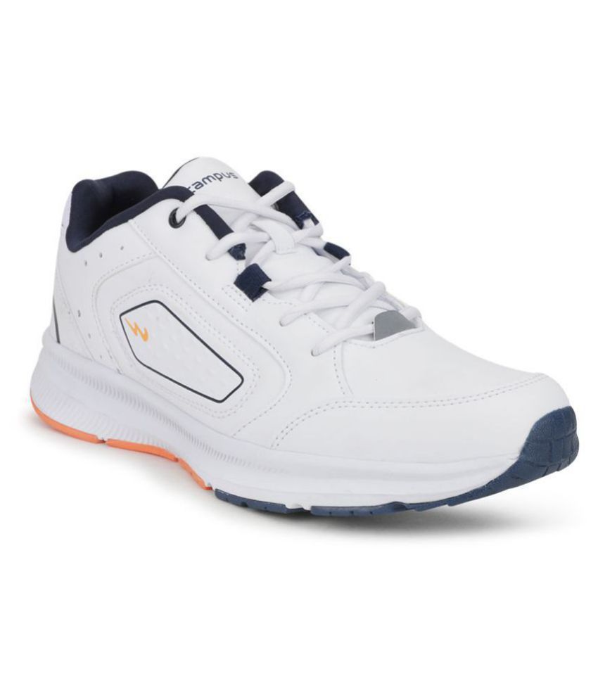 Campus TROPHY White Men's Sports Running Shoes