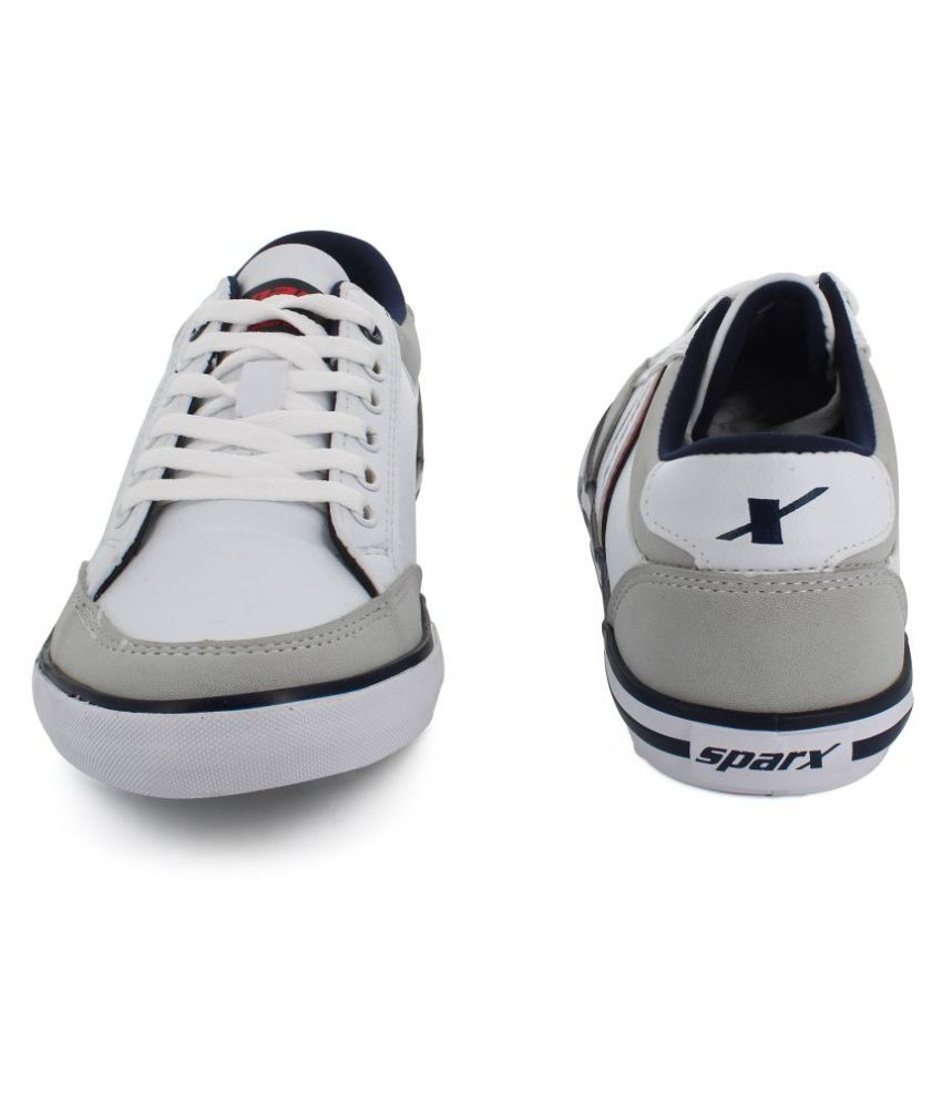 sparx white shoes sneakers