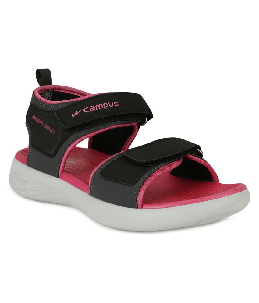     			Campus Gray Floater Sandals