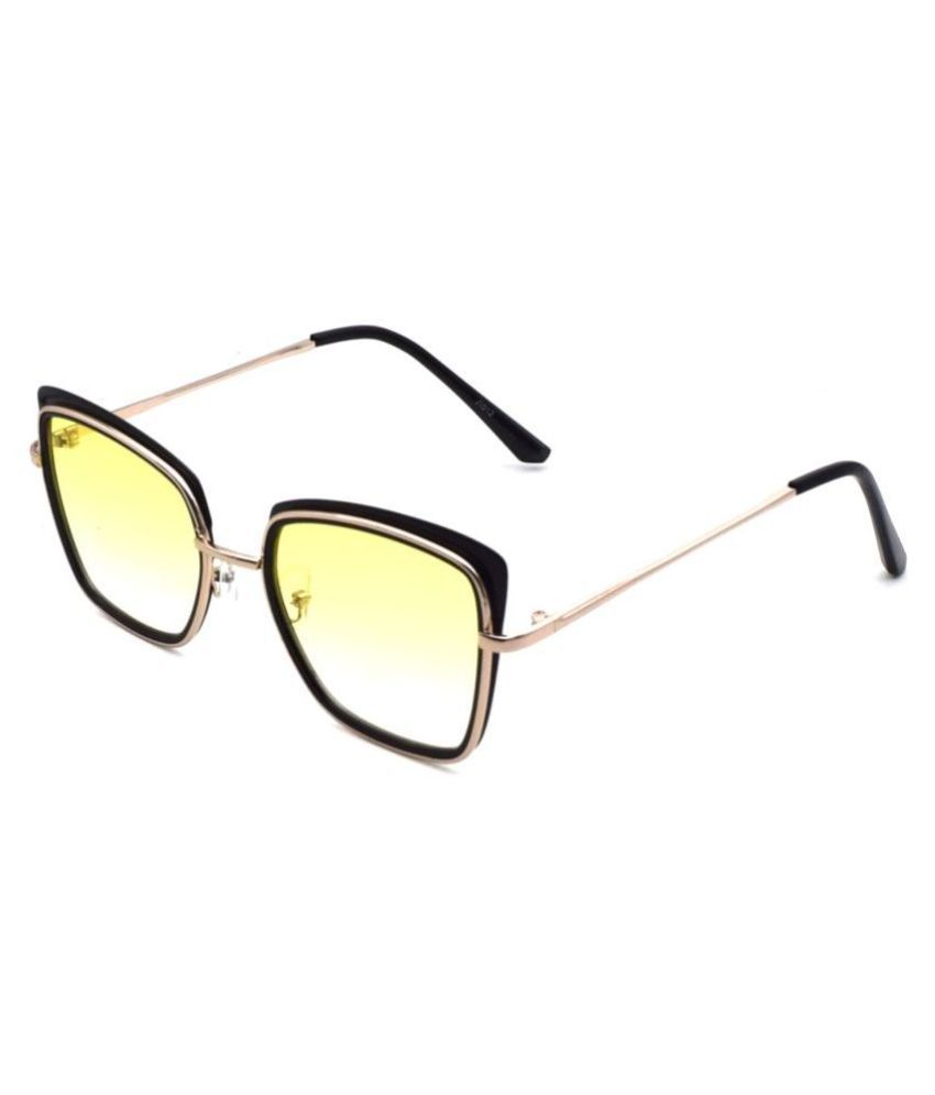 Peter Jones - Gold Cat Eye Sunglasses ( Pack of 1 )