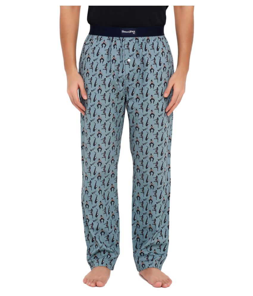fluffy grey pyjamas